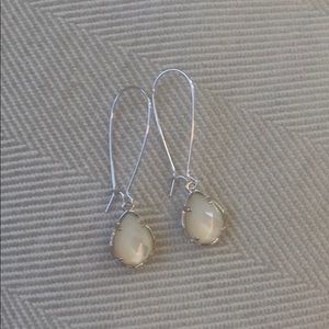 Kendra Scott white stone drops